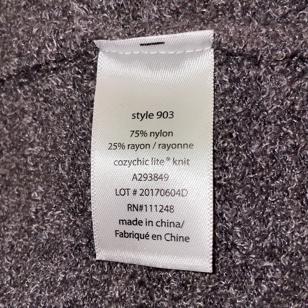 Barefoot Dreams CozyChic Lite Island Wrap SZ S/M VGUC - Picture 4 of 4